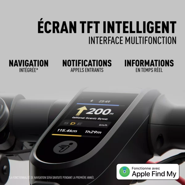 Ecran LCD couleur de la Trottinette électrique Ninebot F3