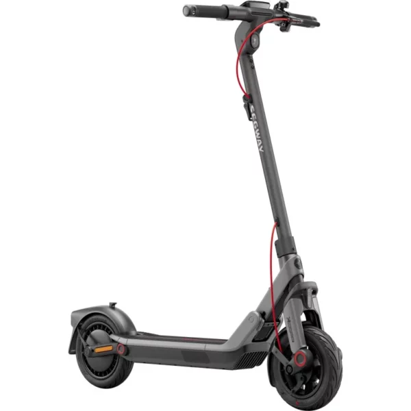 L trottinette électrique Ninebot E3 Pro est présentée de face