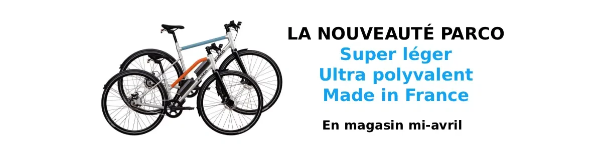 Présentation de la nouveauté vélo 2026 avec le PARCO. Un vélo super léger et ultra polyvalent à découvrir chez Le Cycle Nantais à partir de la mi avril 2026. Essai gratuit sur rendez-vous