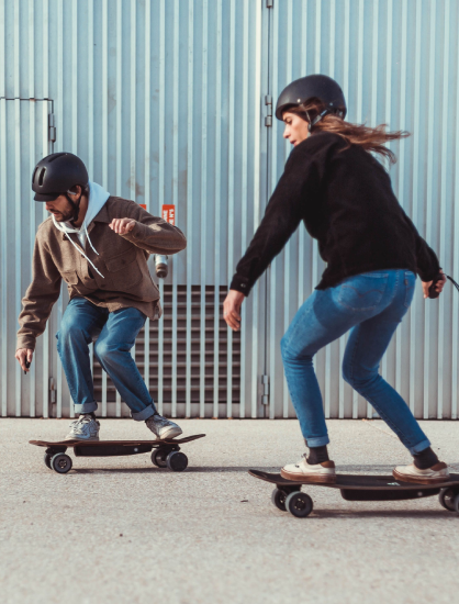 skates électriques visuels